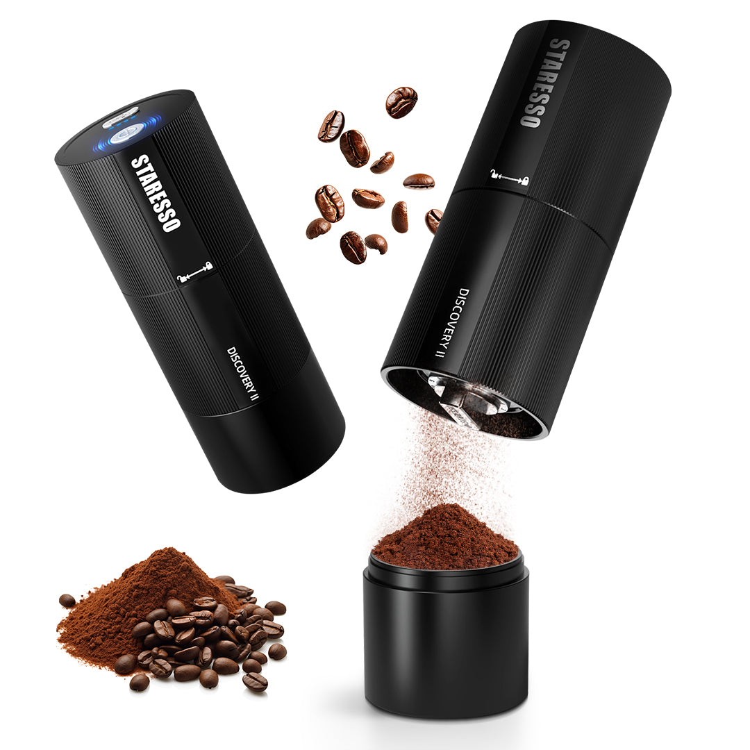 STARESSO Portable Electric Coffee Grinder Burr, Compact Grinder