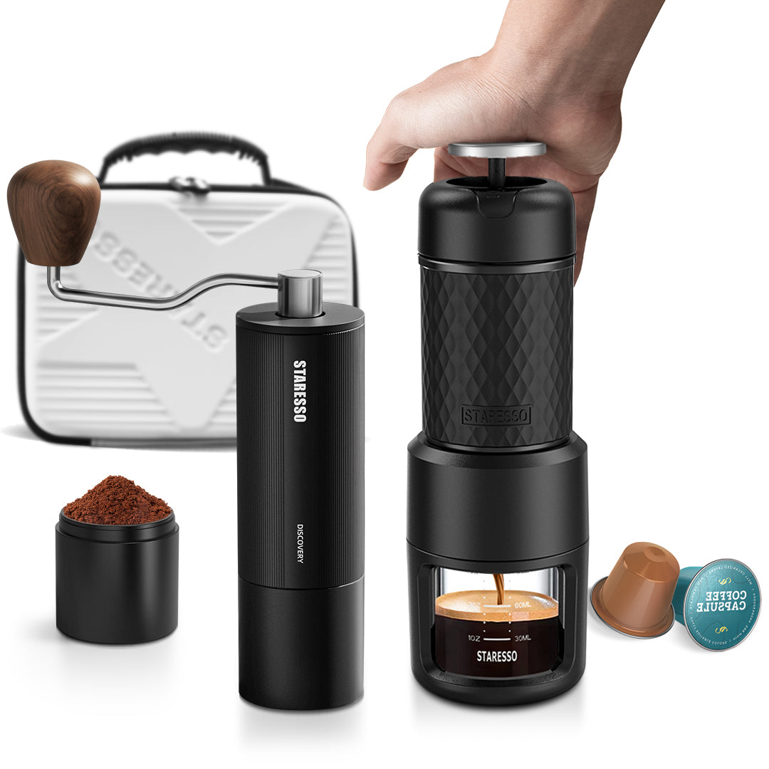 STARESSO Espresso Travel Kit, Best Portable Coffee Machine for 