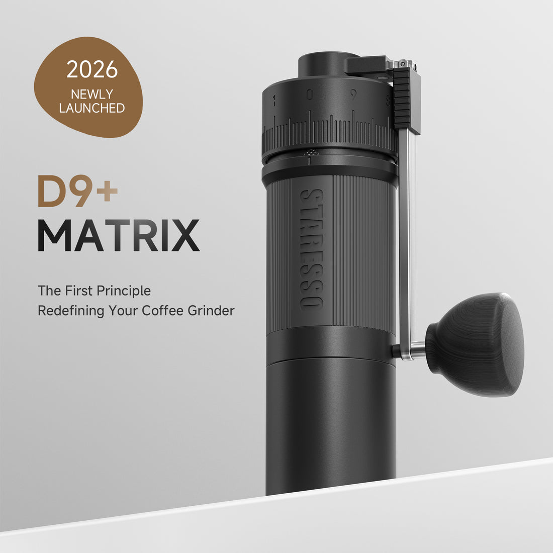 [🤩NEW RELEASE🤩] 2026 BIG LAUNCH - STARESSO D9+ Flavor Matrix, Manual Coffee Grinder Set with 3 Burrs