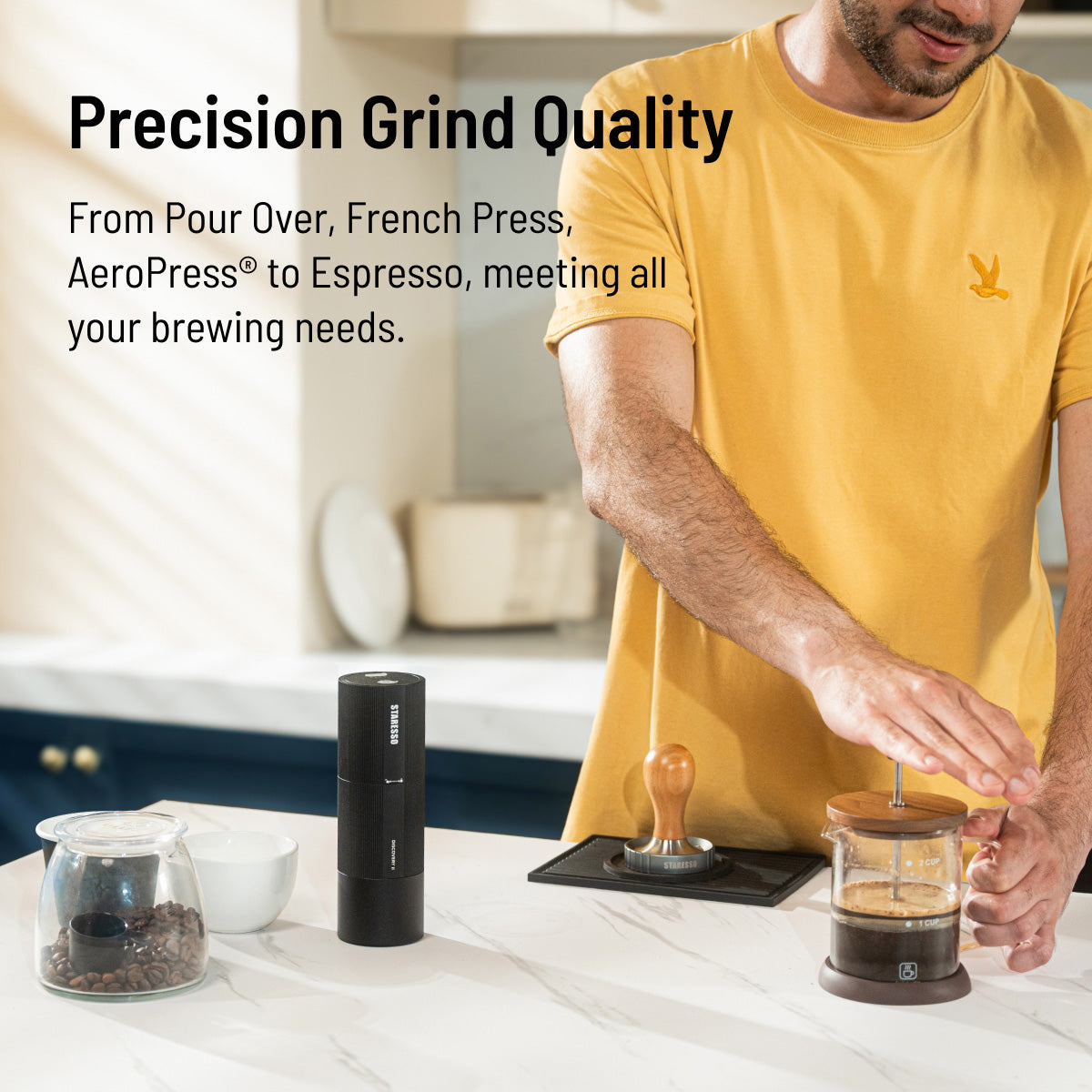 STARESSO Electric Coffee Grinder Discovery II-D6E PLUS