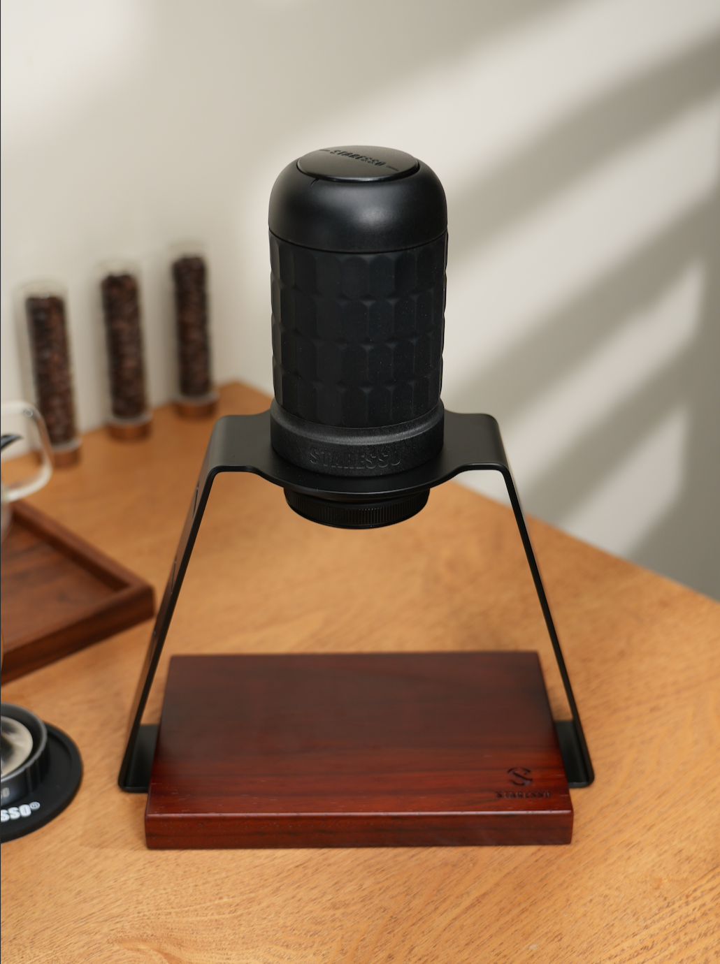 STARESSO Wood Bracket|Make Barista Brewing More Stable STARESSO Wood Bracket|Make Barista Brewing More Stable