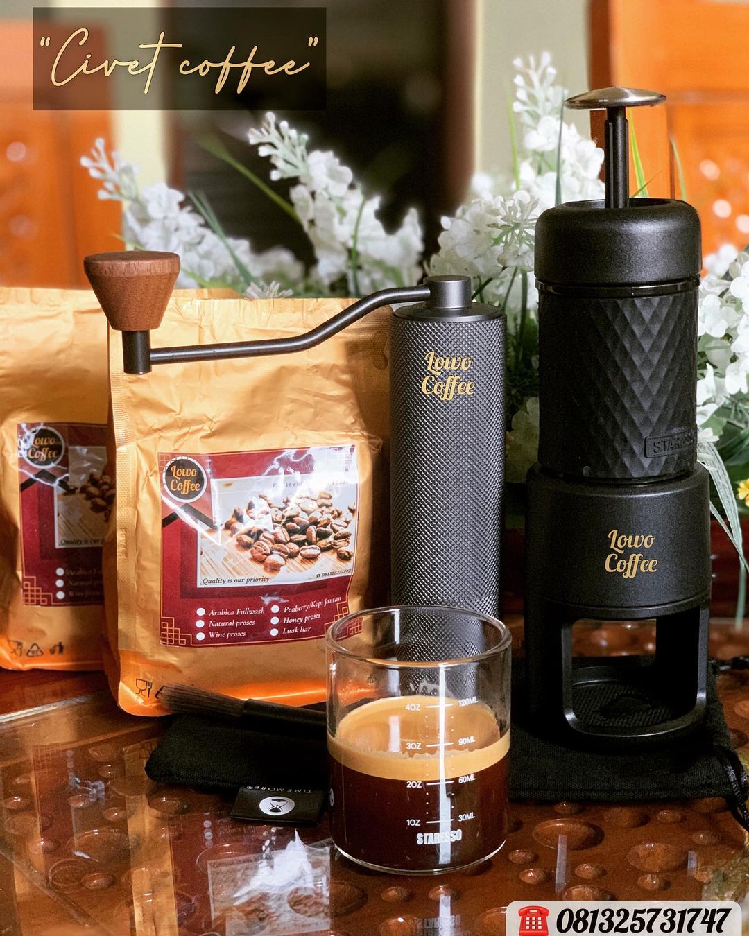 STARESSO Travel Mini Portable Espresso Machine, Portable